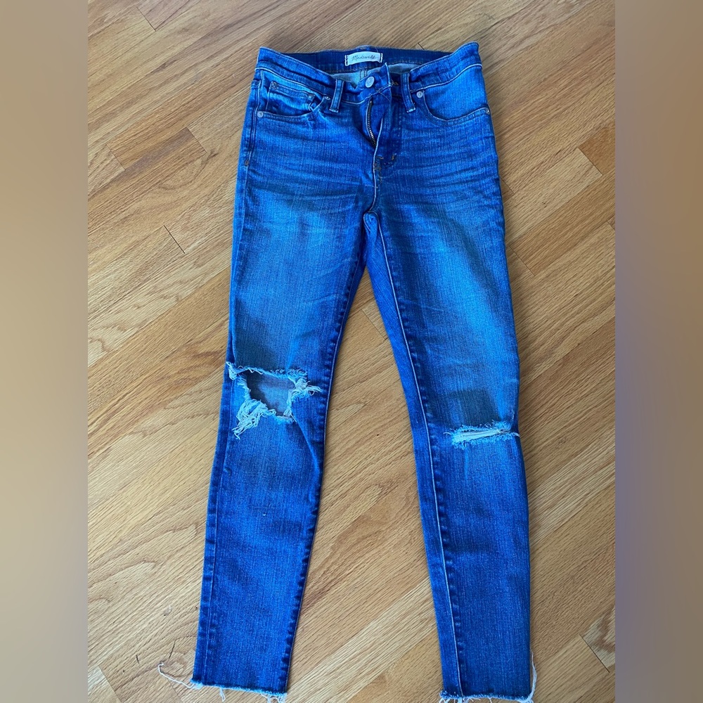 Madewell 9’’ high-rise skinny crop size 26